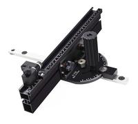 Luocute Jauge à Onglets pour Scie à Table, Clôture de 360 mm et Butée | Guide D'angle pour le Travail du Bois en Alliage D'aluminium, 11 Arrêts Positifs, pour Scie D'établi, Scie à Ruban, Table