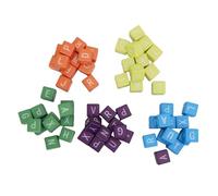 Luocute Jeu de Dés de Lettres, Bataille de Construction de Mots Rapide pour 1 à 5 Joueurs avec des Milliers de Combinaisons de Lettres, pour Les Soirées de Jeux et Les Salles de Classe