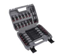 Luocute Jeu de Douilles à Choc 3/8 Pouces, 12 Douilles à Embout étoile en Acier allié S2 T10 à T60 avec Boîtier moulé par Soufflage, pour la Réparation Automobile, L'entretien Mécanique