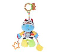 Luocute Jouet Hochet pour Poussette de bébé, en Forme D'animal Mignon | Tissu en Peluche Doux, Conception de Cloche à Sonnerie pour Apaiser, Sucette Suspendue Amovible, pour Poussette ou Berceau