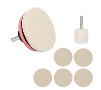 Luocute Kit Anti-Rayures sur Verre, Poudre de Polissage à L'oxyde de Cérium, composé de Polissage pour Restaurer Les Vitres Rayées, Les Miroirs, Les Pare-Brise de Voiture, Les Phares