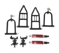 Luocute Kit Complet du Bras de Swing de Swing à Suspension Avant, Kit de Broche à Articulation de Direction Inférieure Supérieure pour il y a Kart électrique VAT Quad, de Gamine de