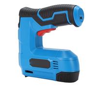 Luocute Kit D'agrafeuse Cloueuse sans Fil 2 en 1 électrique Li-Ion Rechargeable avec 1000 Agrafes et Clous pour le Travail du Bois, les Projets de Maison, les Tissus D'ameublement, le Cuir