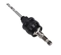 Luocute Kit D'arbre de Scie Cloche Bimétallique, Adaptateur de Tige Hexagonale à Changement Rapide avec Tige de 11/32 Pouces et Interfaces à Double Filetage, pour les Applications de