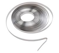 Luocute Kit de Cerclage de Bandes en Acier, Kit de Cerclage de Bandes Métalliques, Coupe-Tendeur à Vis, Bobine de 3/4 Pouces de 100 Pieds, 100 Boucles et Outil de Tendeur D'emballage