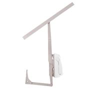 Luocute Kit de Rénovation de Manivelle de Fenêtre à Battants à Double Bras Droit, Opérateur en Alliage de Zinc avec Couvercle Amovible Blanc et Curseur en Plastique Noir pour 50,00