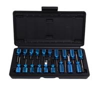 Luocute Kit de Retrait à la Borne électrique de 19 PCS, Ensemble D'outils de Broche de Libération du Connecteur de Fil Universel pour Réparation Automobile