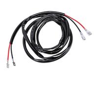 Luocute Kit D'extension de Faisceau de Câblage 16 AWG 2 M, Câble D'alimentation pour Phare Antibrouillard LED 12 V avec Connecteurs Pré-installés, pour VTT, UTV, Voitures, Motos,