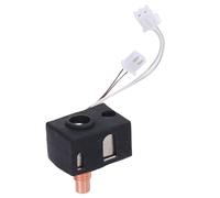Luocute Kit D'Hotend Bloc de Chauffage en Céramique, Rupture de Chaleur Bimétallique, Buse de Cucrzr, à Grande Vitesse, plaqué de Cuivre, Large compatibilité, pour Prusa I3 Mk3s, avec