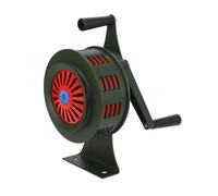 Luocute Klaxon de Sirène à Manivelle, Sirène Manuelle à Volume Réglable de 120 DB avec Construction en Alliage D'aluminium, pour la sécurité d'urgence de L'école à la Maison en Usine