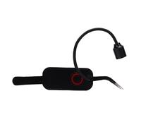 Luocute Lampe LED pour Extension de Cils, Tuyau Pliable Rotatif à 180 °, Lumière 5 W 405 Nm, Portable avec Contrôle Tactile pour Extension de Cils, Nail Art