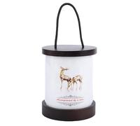 Luocute Lanterne Portative, Lampe de Table sans Fil à Piles Rechargeables avec Commande Tactile et 3 Couleurs, pour Camping, Chambre à Coucher, Patio, Utilisation (Biche)