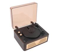 Luocute Lecteur CD Rétro Portable Bluetooth 5.0 avec Haut-parleurs Stéréo HiFi et Télécommande, Idéal pour L'apprentissage des Langues à la Maison, Les Histoires du Soir et L'évei (Brown)