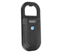 Luocute Lecteur D'identification des Animaux, Rechargeable 134.2KHz Pet Microchip Scanner OLED Écran D'affichage, Prend en Charge FDX-B, EMID Microchips, pour la Gestion des Animaux, (Black)