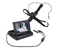 Luocute Les Nourrissons Caméra de Voiture, Pliable de 4,3 Pouces écran HD Caméra de Voiture pour L'arrière Face à la sécurité Single Channel, Surveillance en Temps Réel des Tout-Petits,