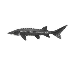 Luocute Lifelike Sturgeon Fish Model Plastic Artificial Toy (M-1528 | Finition tactile réaliste, sculpture statique d\'animaux de l\'océan, accessoire de photographie, collection sûre pour