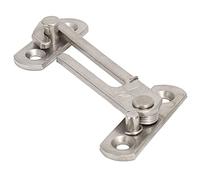 Luocute Limiteur de Fenêtre, Butée de Fenêtre à Battant en Acier Inoxydable, Ouverture à 65 Degrés, Raccords de Verrouillage de sécurité pour Enfants avec Plaque Inférieure Plate de 2,5 Mm, Vis, pour