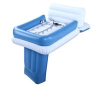 Luocute Lit D'avion Gonflable pour Tout-petit, avec Ceinture de sécurité