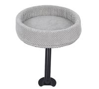 Luocute Lit de Bureau pour Chat, Zone de Détente Suspendue Confortable, Fixation de Bureau Peu Encombrante, Mécanisme de Fixation Réglable, s'adapte à Différentes Tailles de, pour