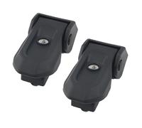 Luocute Loquets de Verrouillage de Capot, Loquet de Verrouillage de Capot Antivol Robuste de Remplacement pour JL 2018 2026 et JT 2019 2026, avec Clés et Construction ABS en Acier