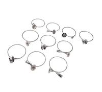 Luocute Lot de 10 Cintres pour Panneau de Plafond, Fil de Suspension Réglable en Acier Inoxydable de 2 M X 1,5 Mm avec capacité de Charge de 66 Kg, pour Panneau Lumineux LED, Miroirs, (10PCS)