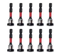 Luocute Lot de 5 Embouts de Réglage de Vis Magnétiques pour Cloisons Sèches, Embout de Tournevis PH2 à Profondeur Réglable avec Collier en Aluminium Amovible, Outil de Tournevis de