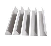 Luocute Lot de 5 Plaques Chauffantes pour Gril, Barres Aromatisantes, Plaques Chauffantes de Remplacement en Acier Inoxydable 304 pour Webers Spirits E310 E320 E330 S310 S320 S330 avec