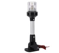 Luocute Lumière de Poupe de Bateau de 9 Pouces, Lumière D'ancre de 3W 360 Degrés LED étanchéité Marine IP67, éclairage de Navigation Pliable en Alliage D'aluminium pour Bateaux LED pour