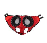 Luocute Lunettes de Course Hippique, Cache-Yeux avec moitié Amovible pour Protection Contre Le Sable pour Les Oeillères des Chevaux, Contrôle des Mouches, Couvre-Yeux Respirant,