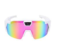 Luocute Lunettes de Soleil Intelligentes de Sport, Caméra 1080P 12MP APP BT, Lunettes de Cyclisme avec Verres Polarisés, Haut-parleurs de Musique à Oreille Ouverte pour la Course à Pied,