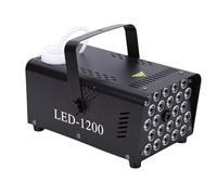 Luocute Machine à Brouillard, Machine à Fumée 500 W avec 24 Lumières LED, Télécommande sans Fil pour Fêtes, Mariage, DJ, Performance sur Scène, Halloween, Noël (Prise UE 220v)