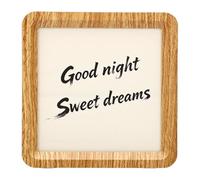 Luocute Machine à Bruit Blanc Veilleuse, Haut-parleur avec éclairage Ambiant pour le Sommeil et la Relaxation, Machine Sonore Multifonctionnelle avec Sons de la (Grain de bois +5 papiers d'abat-jour)