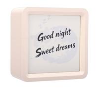 Luocute Machine à Bruit Blanc Veilleuse, Haut-parleur avec éclairage Ambiant pour le Sommeil et la Relaxation, Machine Sonore Multifonctionnelle avec Sons de la (Blanc + 5 morceaux de papier pour