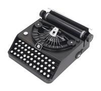 Luocute Machine à écrire Ancienne, Modèle Vintage en Fer, avec Finition Patinée et Polie à la Main, Idéale pour la Décoration de Votre Bureau à Domicile.