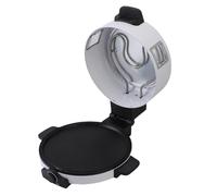 Luocute Machine à Pizza, Revêtement Antiadhésif à Chauffage Rapide de 2000 W avec Fenêtre Visible et Contrôle Continu de la Température jusqu'à 440 ℃, pour la Cuisson de Pizza, de Burger (Prise UE)