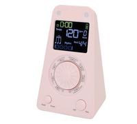 Luocute Métronome Numérique, 10 Tonalités de Battement Intégrées avec Fonction de Vitesse de Frappe et Haut-parleur BT, pour Piano, Guitare, Violon, ukulélé, Batterie et les Instruments (PINK)