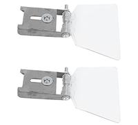 Luocute Meuleuse D'établi Écran de Protection 2 Pièces, Support en Acier | Bouclier d\'outil de meuleuse pour meuleuse d\'établi 125/150/200/250, couvercle de sécurité transparent, support résistant