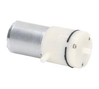 Luocute Micro Pompe à Air à Diaphragme à Vide Pression Blanche CC (DC12V) | Fonctionnement à faible bruit, sortie haute pression, structure compacte, installation facile, flux d\'air stable,
