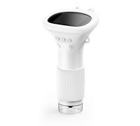 Luocute Microscope 1000x avec 8 LED, 2 '' écran IPS, Connexion PC, Sciences éducatives pour Enfants Adultes Pocket Handheld Mini Camera USB Microscope Numérique pour L'exploration de la (White)