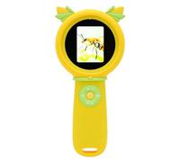 Luocute Microscope Numérique pour Enfants, écran 2 Pouces, 8 Lumières LED | Conception Portative, Batterie Rechargeable de 600 MAh, Matériau ABS, pour L'exploration en t en Plein Air