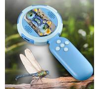 Luocute Microscope pour Enfants, Kit Scientifique Extérieur avec écran de 2 Pouces