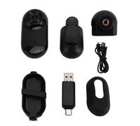 Luocute Mini Caméra d'action, Caméra de Sport HD 1080P, Enregistreur Vidéo de Poche Portable Grand Angle 170 °, Caméra pour Casque de Moto avec Clip Arrière, Caméra Vlogging, Carte 128 Go