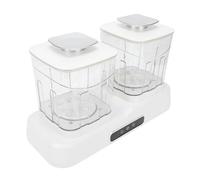 Luocute Mini Machine à Laver Portable avec Double Cuve, Nettoyage en Profondeur à 360 Degrés pour Sous-Vêtements, Chaussettes, Vêtements de bébé, Voyage, Appartement, Camping