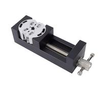 Luocute Mini Pince à étau, étau Fractal Intelligent en Alliage D'aluminium à Réglage Automatique avec Mâchoires Souples en Caoutchouc pour la Fabrication de Bijoux, la Modélisation, les