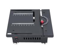 Luocute Mini Scie de Table 100W 10000 Tr/min, 7 Vitesses Réglables avec Disque de Polissage et Arbre Flexible pour la Coupe du Bois, du Plastique, du Métal et de L'acrylique (Prise UE)