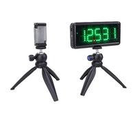 Luocute Minuterie de Course sans Fil, Technologie de Détection Avancée, Chronomètre à Affichage LED à 5 Chiffres avec Conception étanche pour L'entraînement et Les Compétitions de Moto