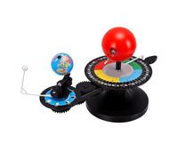 Luocute Modèle Orbital Soleil Terre Lune, Outil de Démonstration D'astronomie éducative Modèle de Système Solaire Interactif pour Enfants étudiants Apprentissage à Domicile en Classe,