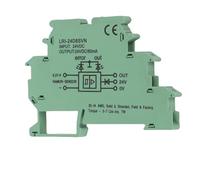 Luocute Module de Relais Statique, Bornier Ultra Fin avec Indicateur D'état LED pour Remplacement Phoenix 2940799, 1 Point de Contact N/O, Conception Compacte 6,2 Mm