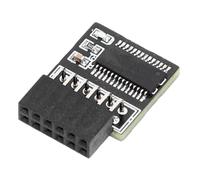 Luocute Module TPM2.0, Économie D'énergie Écurie pour 11, Compatible avec Les Systèmes 2.0, GC TPM2.0 S, Applicable pour Les Cartes Mères avec des Puces TPM2.0, SPI Interface 12pin
