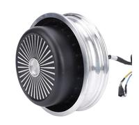 Luocute Moteur de Moyeu de Roue de 10 Pouces, Moteur Arrière sans Balais Haute Puissance 48 V 72 V 1500 W 2500 W avec Double Capteur à Effet Hall IPX6, Remplacement pour Scooter électrique